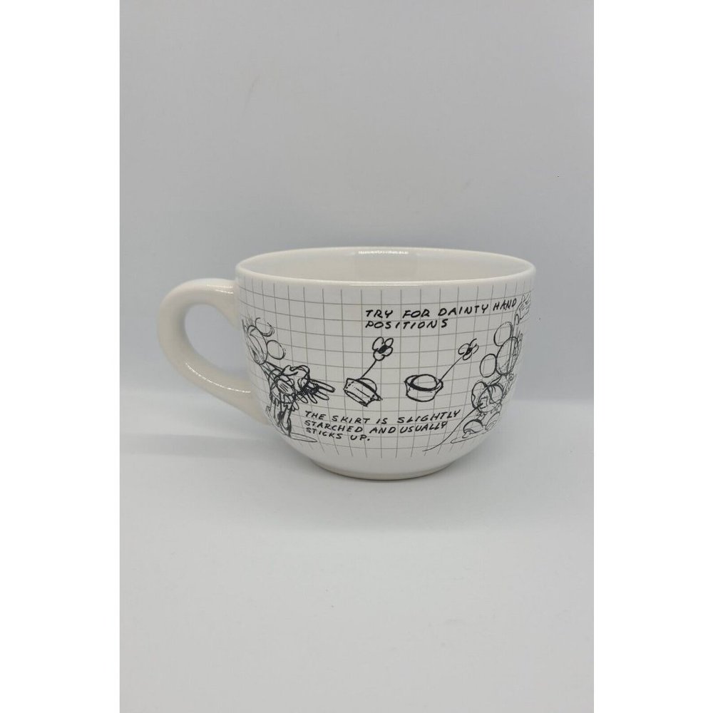 Minnie Mouse Soup Mug Disney Sketchbook 29 Oz NEW